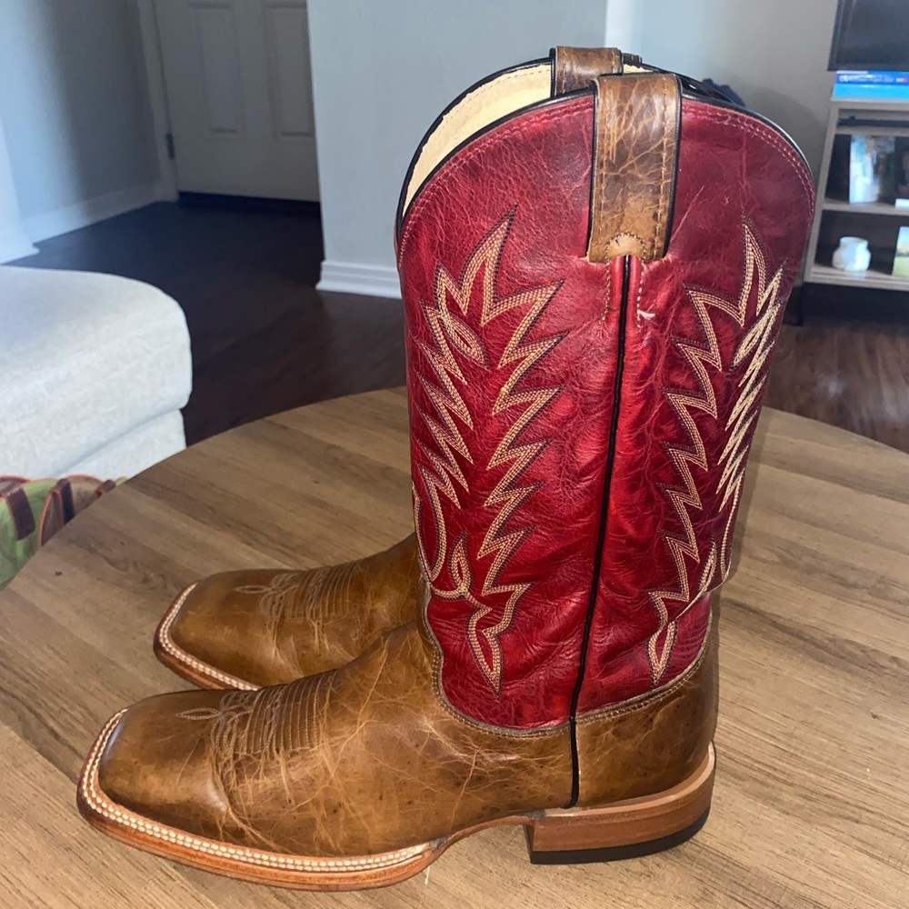 Men's Justin Cowboy Boots: Lomitas - P8131 - Size 11B